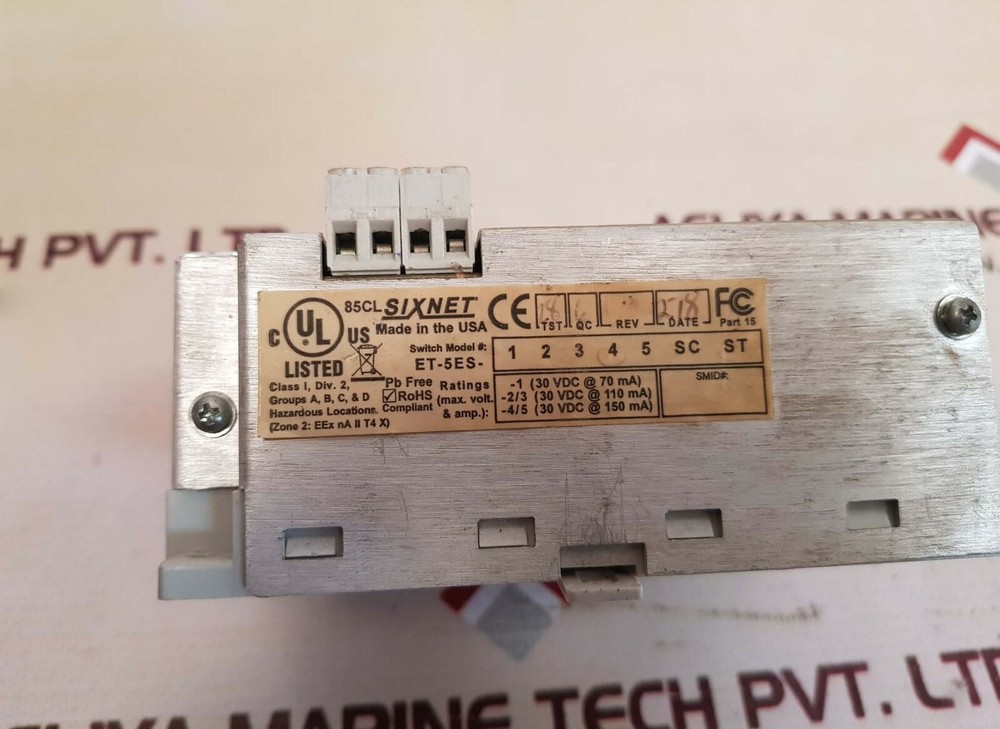 Sixnet et-5es industrial ethernet real-time switch