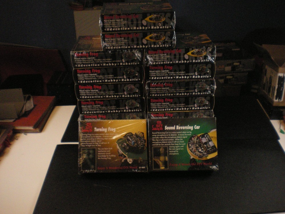 Robot Project Electronic kits, 21 units, Bulk for Resellers, (SEE DESCRIPTION)