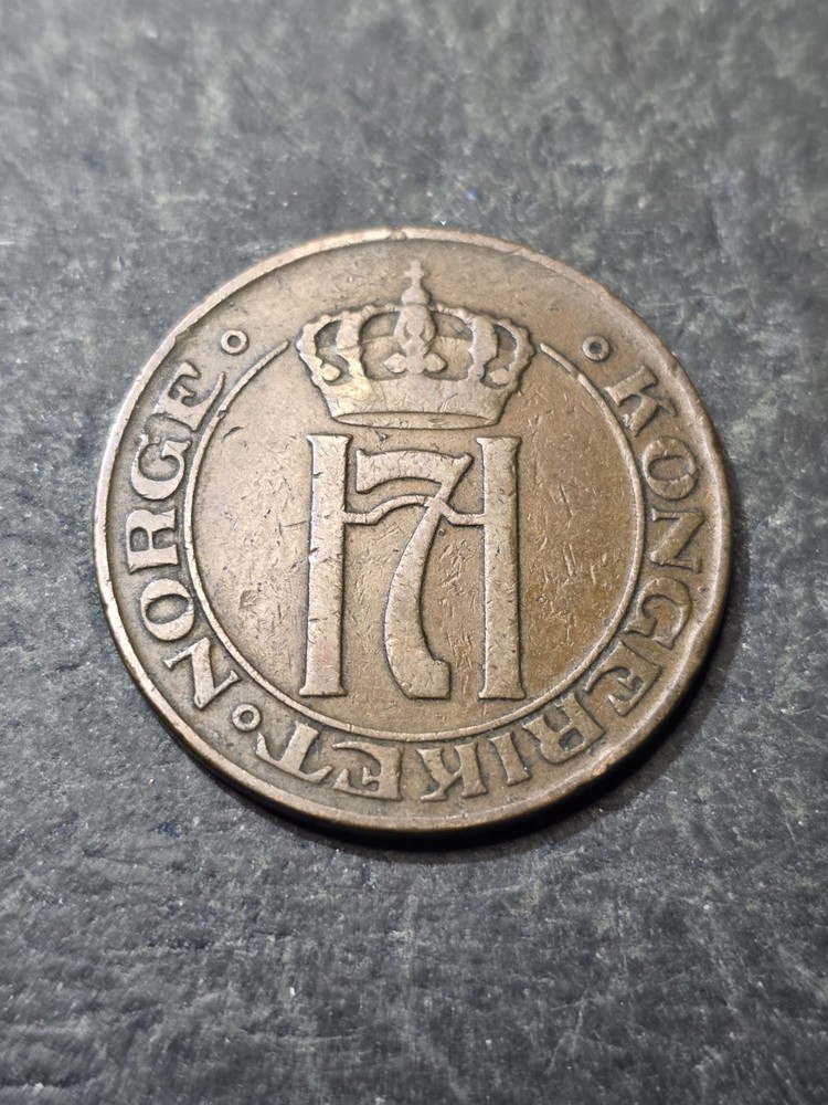 1922 Norway 5 Ore Coin