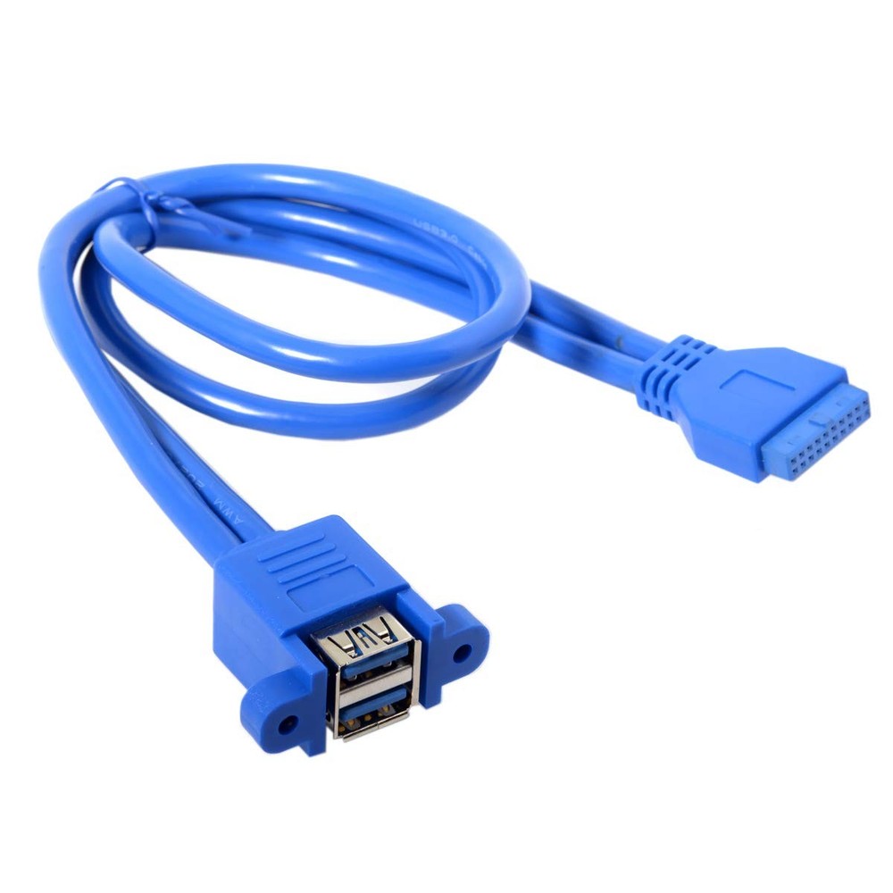 chenyang USB 3.0 Front Panel Header 19/20Pin 1 Male to 2 Female...