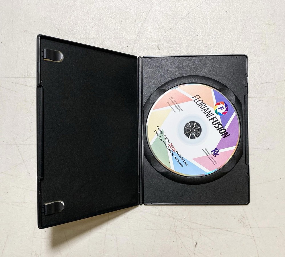 Floriani Fusion Software Embroidery CD-ROM - NO SERIAL