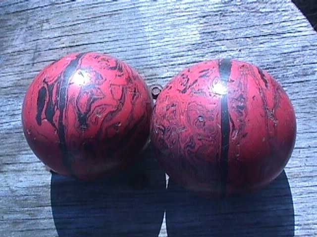 Ebonite Tornado Duckpin Bowling Balls