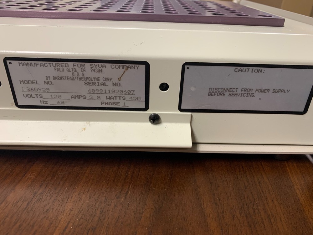 Syva MicroTrak EIA Dry-Bath Barnstead Thermolyne DB60925