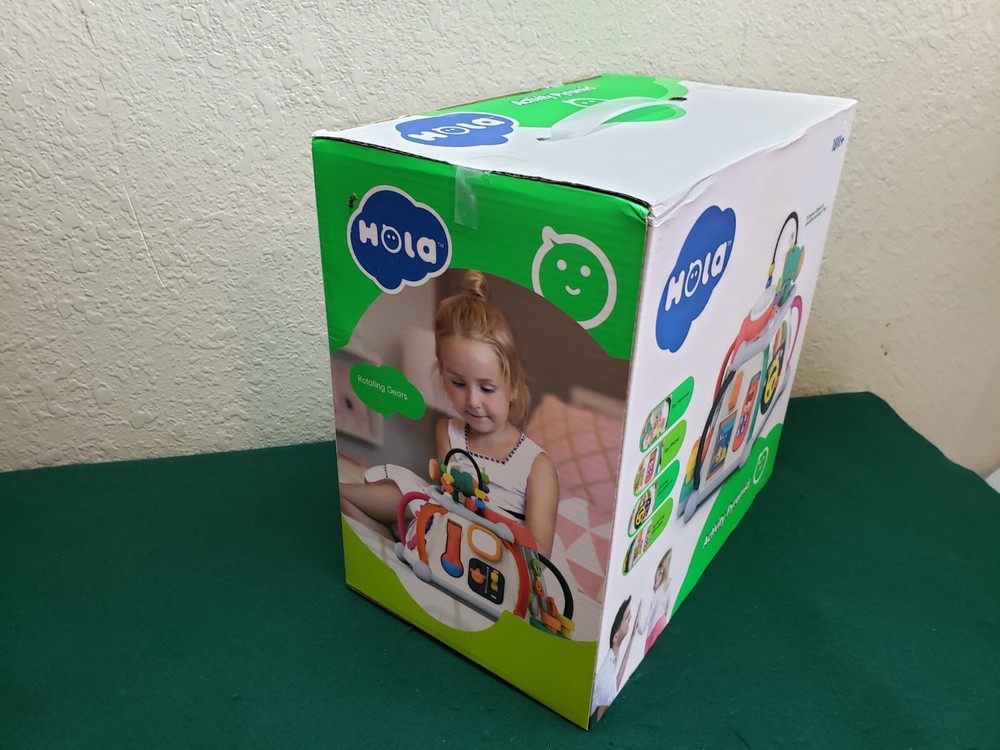 Hola Activity Pyramid, New in Open Box, 15 Dynamic Games...NEW