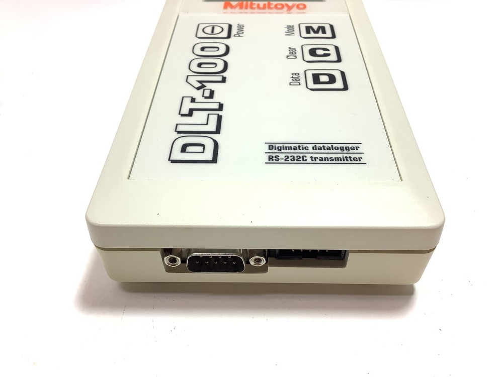 Mitutoyo DLT-100 Digimatic Datalogger RS-232C Transmitter with Easy Log CD Cable