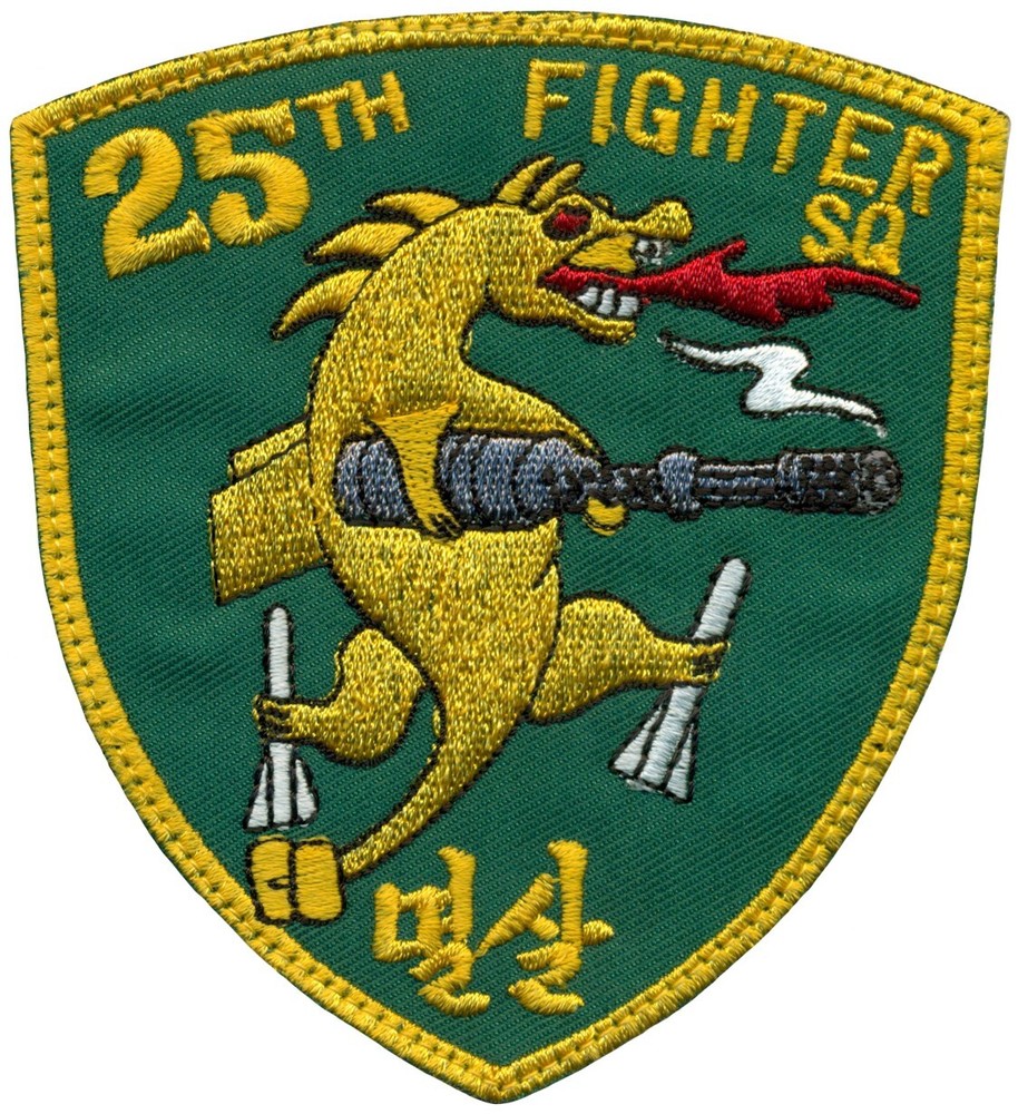 USAF 25th FIGHTER SQUADRON – HERITAGE PATCH