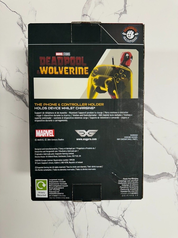 Cable Guys MARVEL-Deadpool/Wolverine/Venom/Spider-man Phone & Controller Holder
