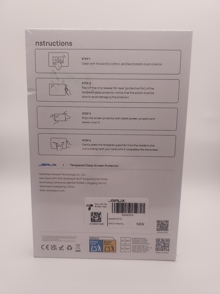 JSAUX Steam Deck Screen Protector 2-Pack