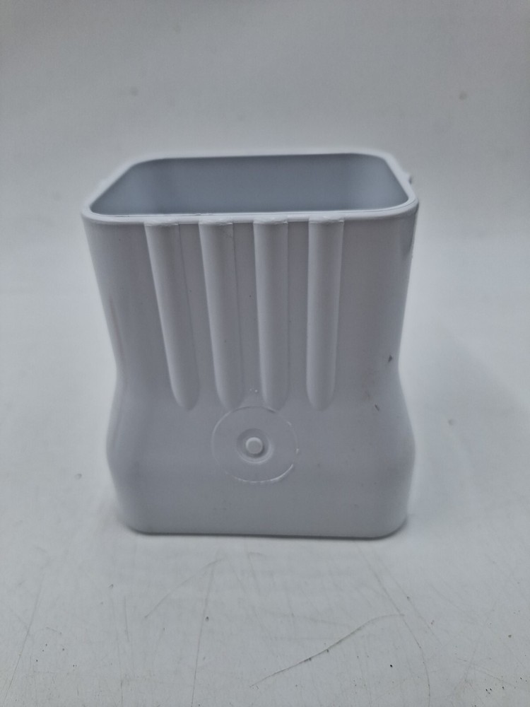 White Rain Water Collection System Plastic Gutter Drain Downspout Diverter Hose