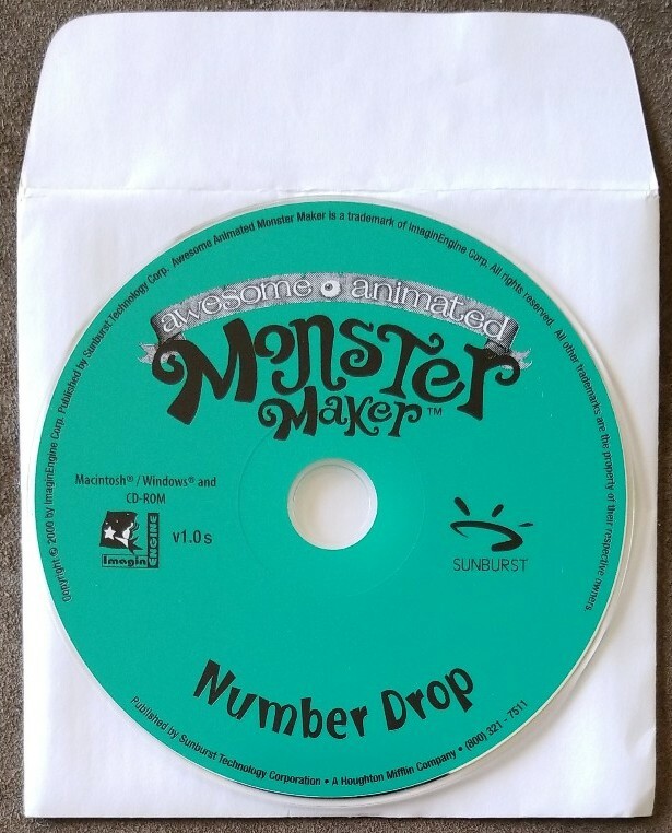 Monster Maker Number Drop CD Software: Estimating and Solving Number Problems
