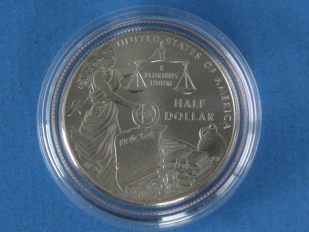 2015-D US Marshals Commemorative Uncirculated Half Dollar with Box & COA