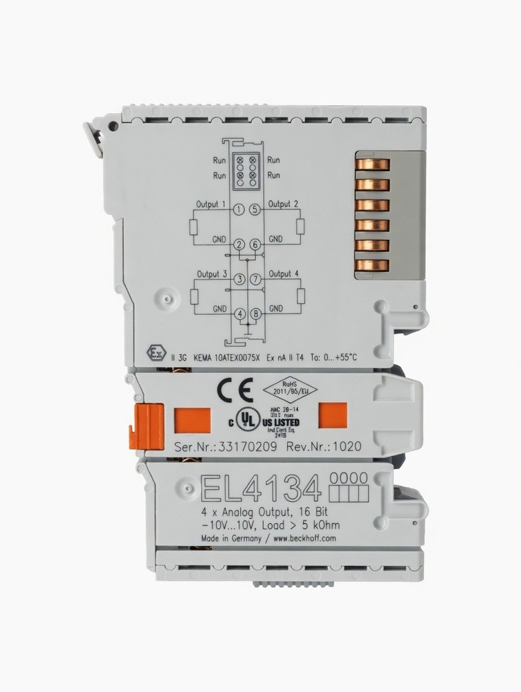 Beckhoff EL4134 Analog Output Terminal EtherCAT, 4-Channel Analog Out