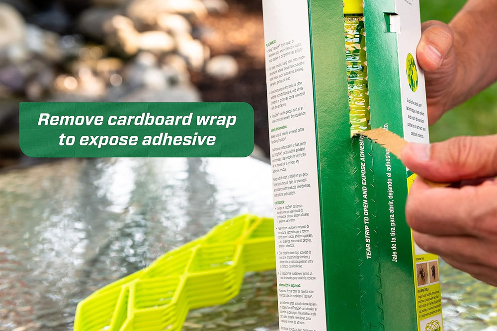 Visilure® Trapstik for Wasps, Mud Daubers, Carpenter Bees – 2 Pack