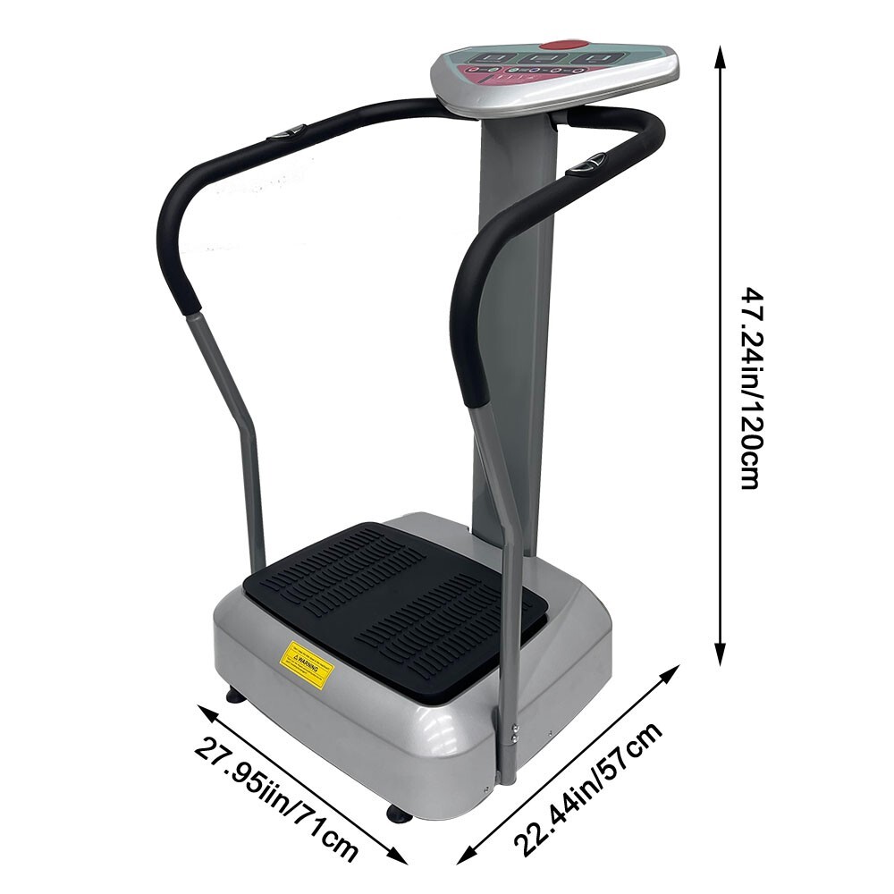 110V Whole Body Vibration Machine Exercise Platform Crazy Power Plate Exercise