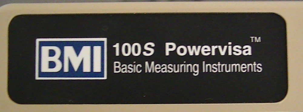 BMI 100S POWERVISA BASIC MEASURING INSTRUMENTS