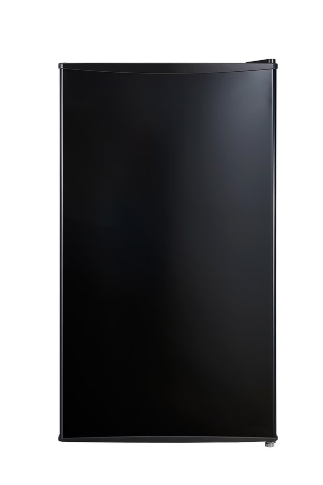 3.3 Cu Ft Compact Single Door Refrigerator Black Small Mini Fridge with Freezer