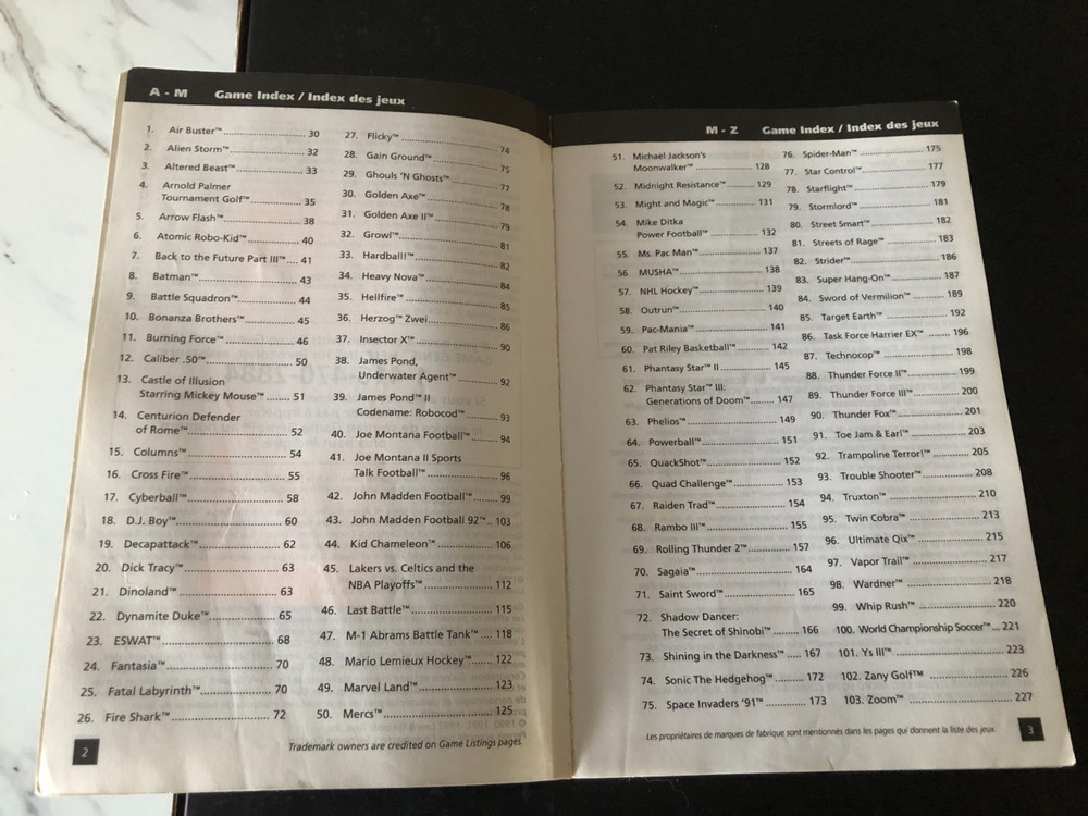 1992 Galoob Game Genie Sega Genesis Programming Manual & Codebook