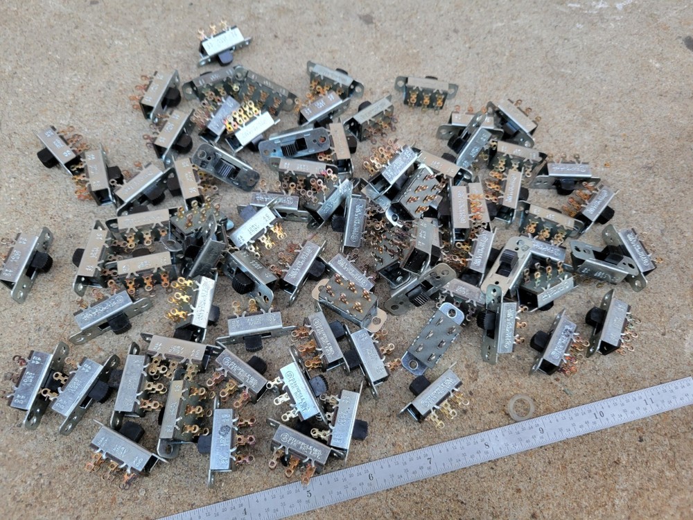 Huge lot of NOS Stackpole Slide Switches
