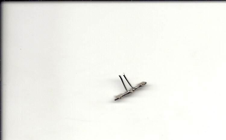 Three silver star device attachment 3/16 inch size