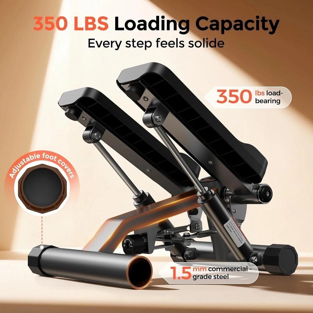 Stair Stepper,Twist/Mini Stepper for Exercise at Home,Step Machine with Resis...