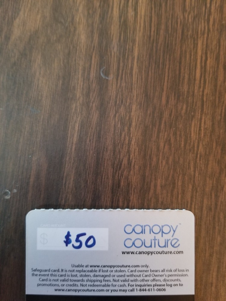 $50 Canopy Couture Gift Card