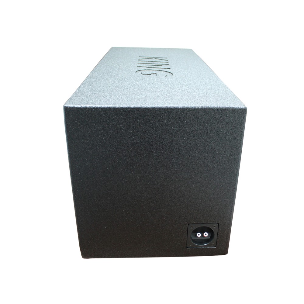 King Boxes 15" Dual Vented Divided Sprayed Universal Subwoofer Box AK-15DVL