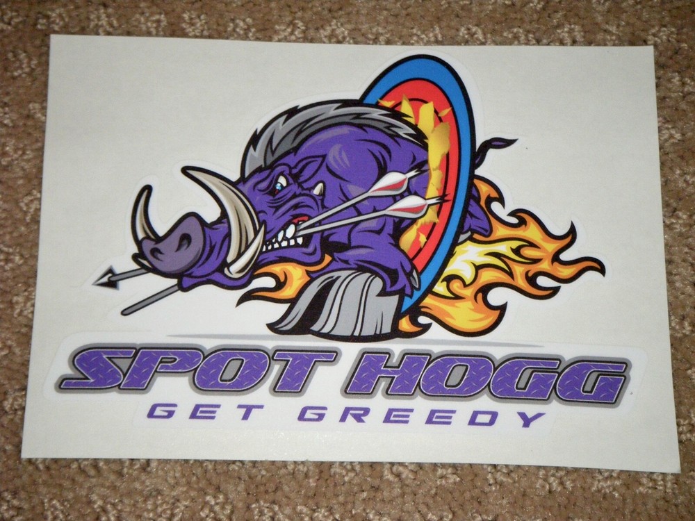 1 New Large Spot Hogg Decal