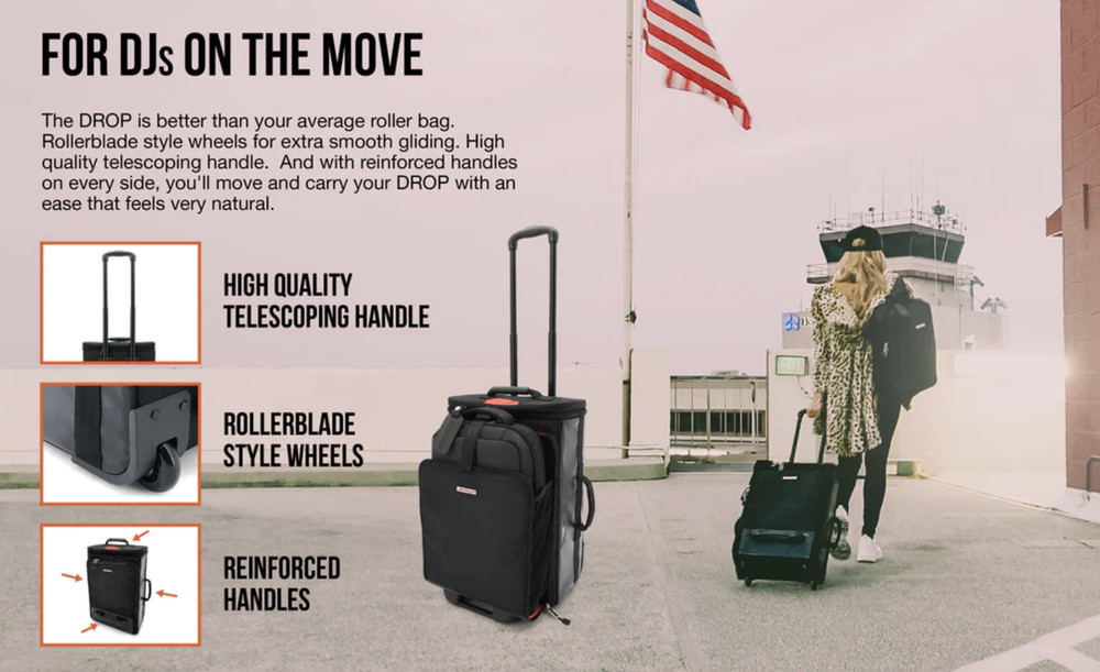 JetPack DJ Drop System Includes Drop Roller Bag + Snap Backpack