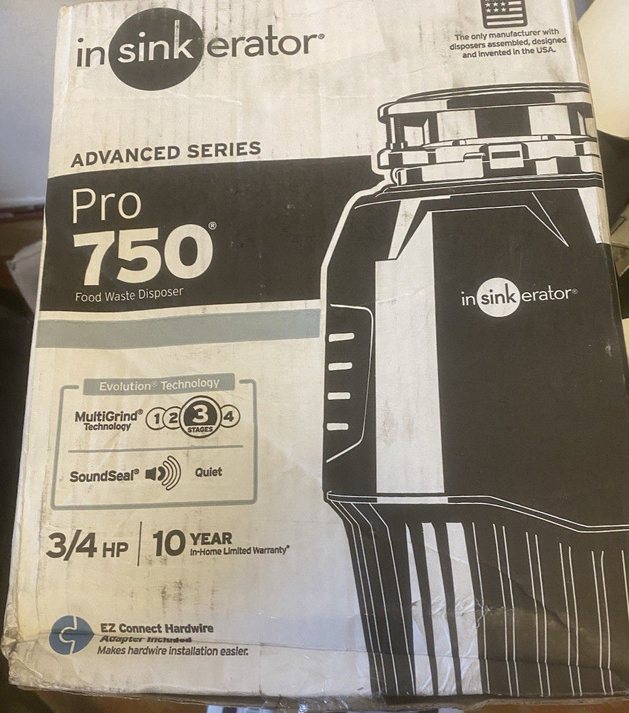 BRAND NEW  InSinkErator Evolution Pro 3/4 hp Continuous Feed Garbage Disposal