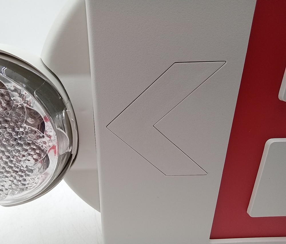 Exit Sign Combo with Light Wall Mounted Emergency Exit