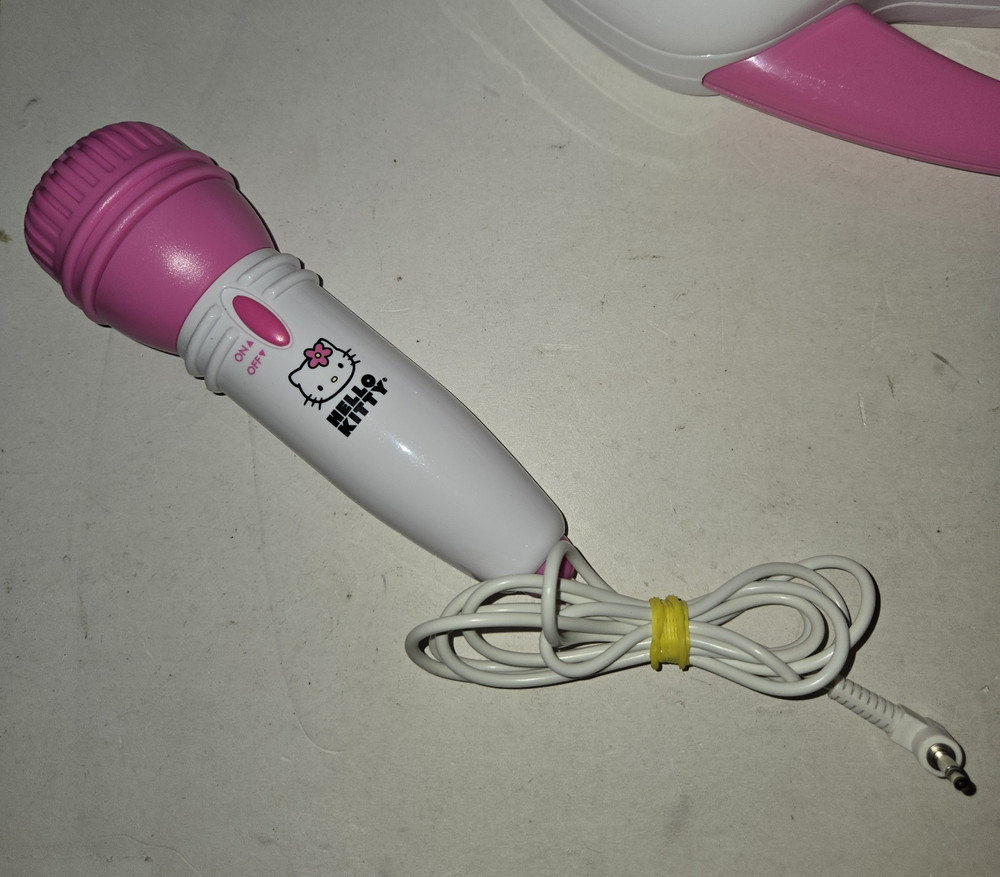 Hello Kitty KT2003B Karaoke System CD Player with 1 Microphone - Tested Working