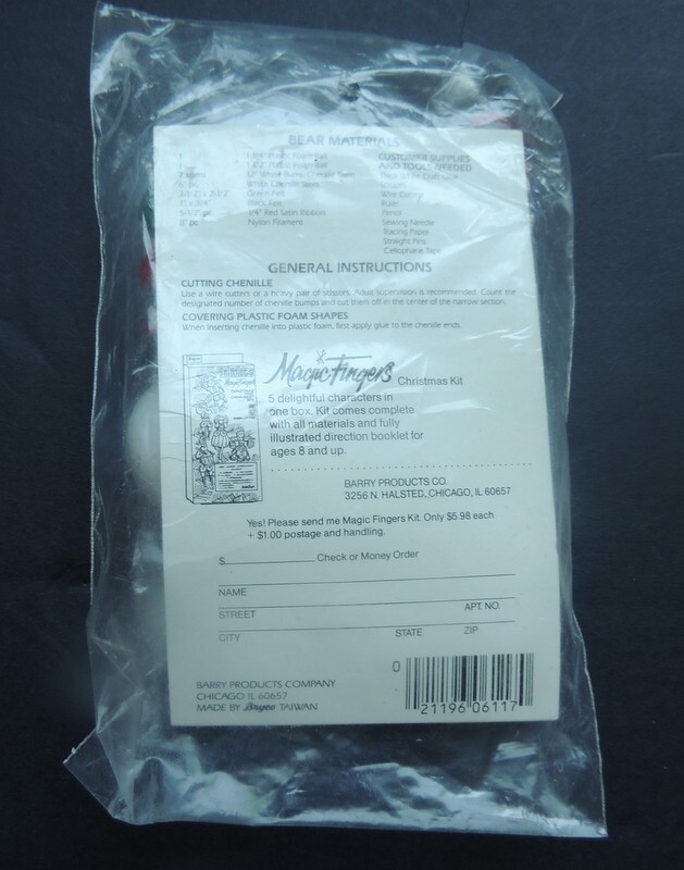 Trimlets Chenille Polar Bear Ornament Kit