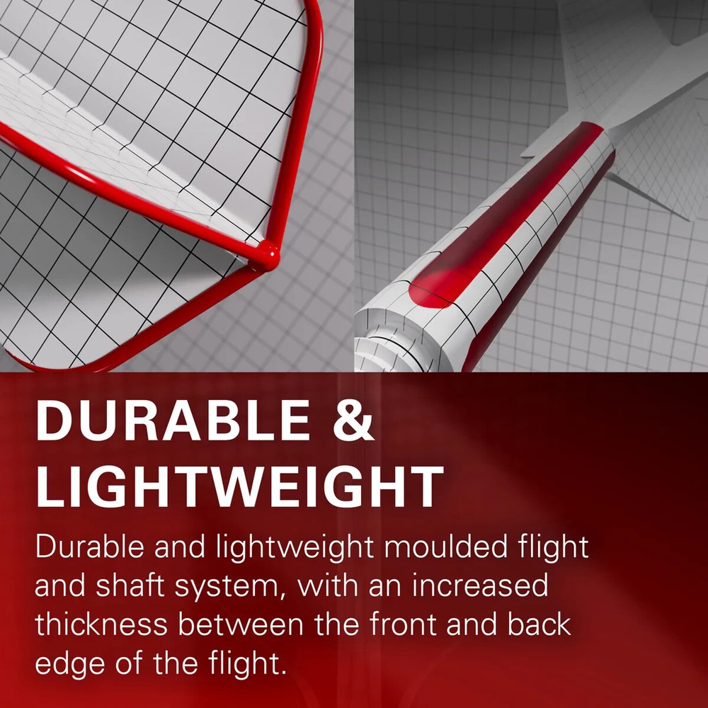 ROB CROSS TARGET K-FLEX 1 PIECE MEDIUM SHAFT & NO2 FLIGHT