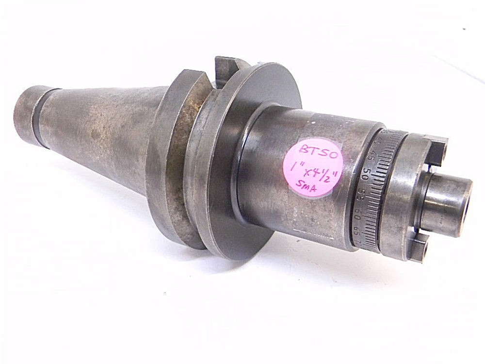USED BT50 SHELL MILL ARBOR 1" ADJUSTABLE DIAL