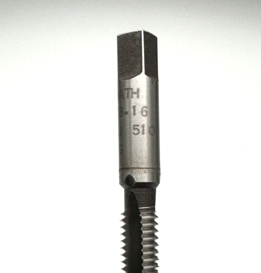 Bath 3/8"-16 sprial thread tap NOS