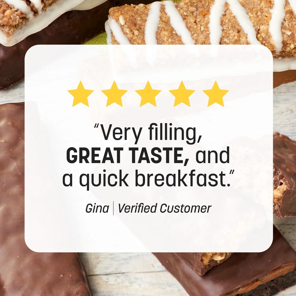 Nutrisystem Peanut Butter Oat Breakfast Bars 15 Count