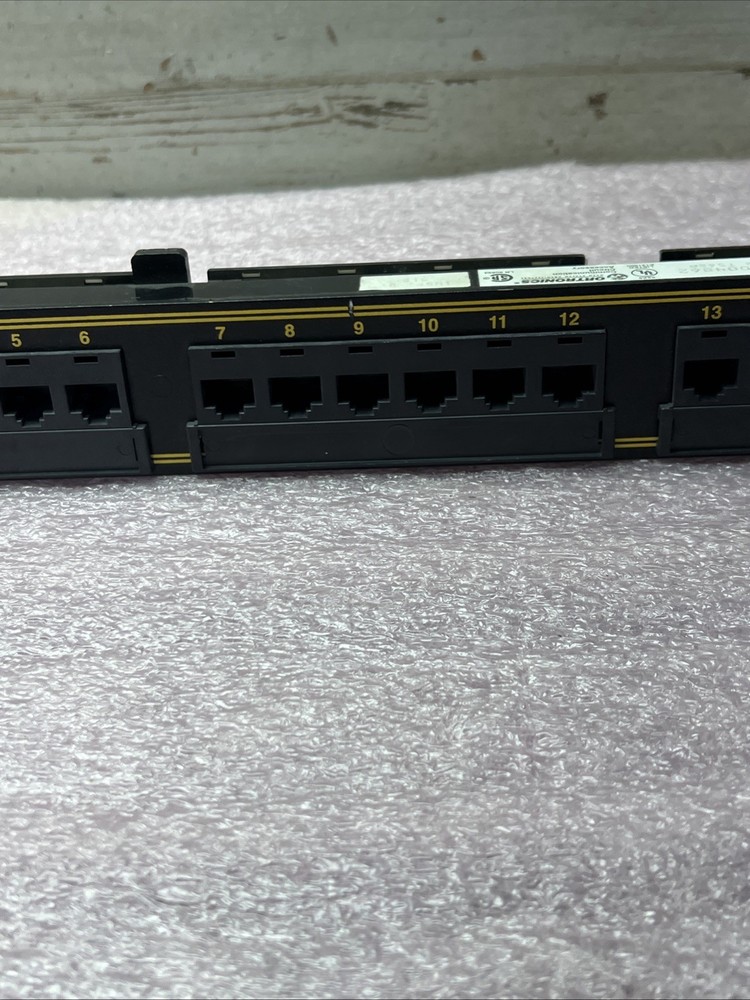 Used Ortronics OR-851004862 24 Port 110 Patch Panel Cat 5
