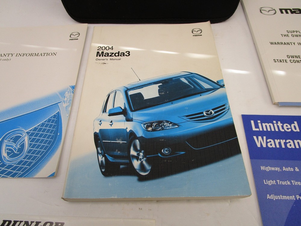 04 MAZDA 3 OWNERS MANUAL OEM