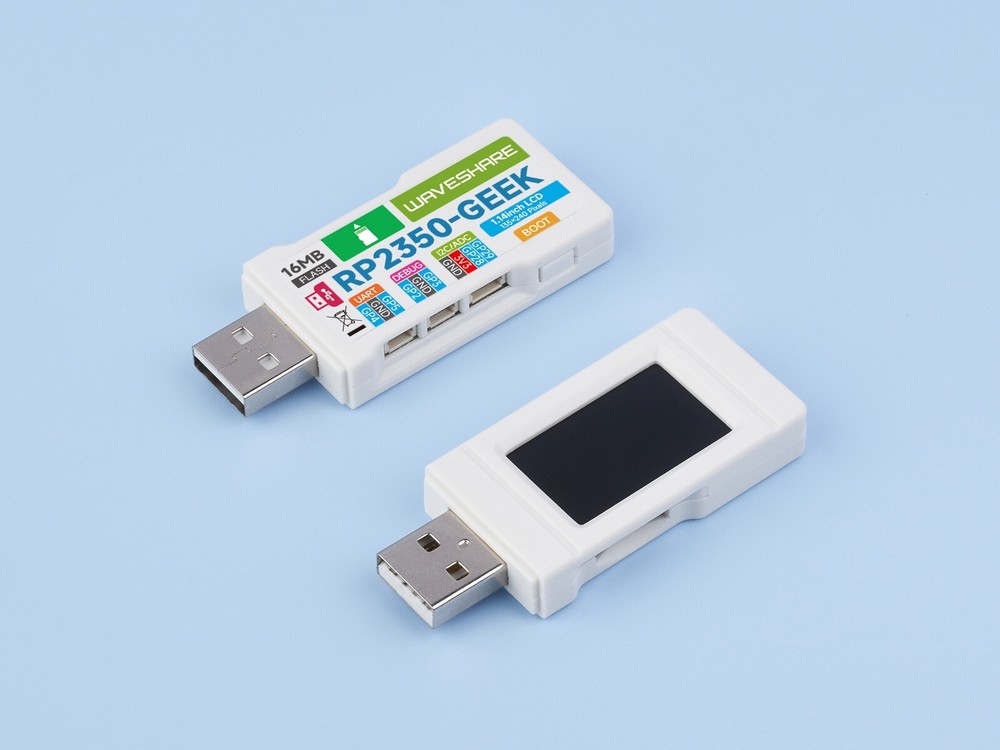 Waveshare RP2350-GEEK Development Board Based On RP2350 Microcontroller 1.14inch