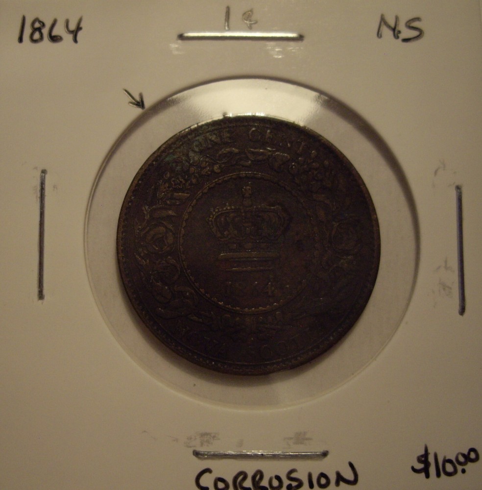 Canada Nova Scotia Victoria 1864 Large Cent