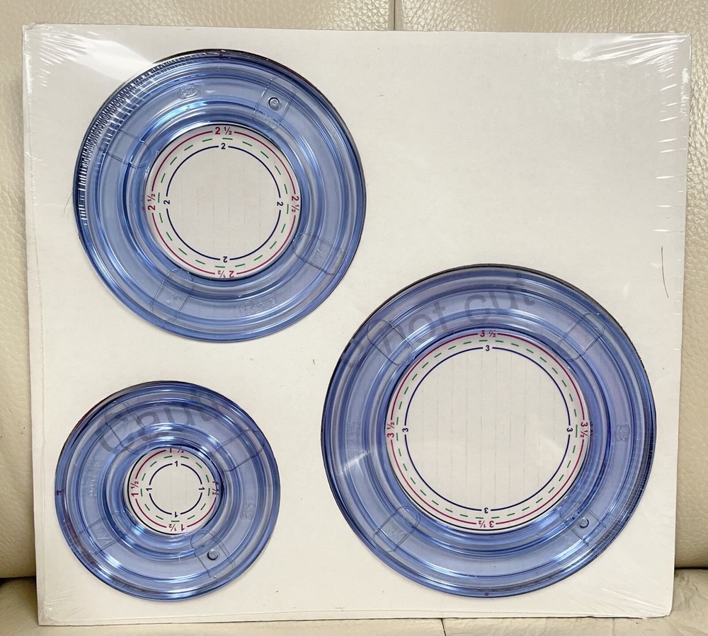 Creative Memories Circle and Oval Patterns Templates Custom Cutting System New