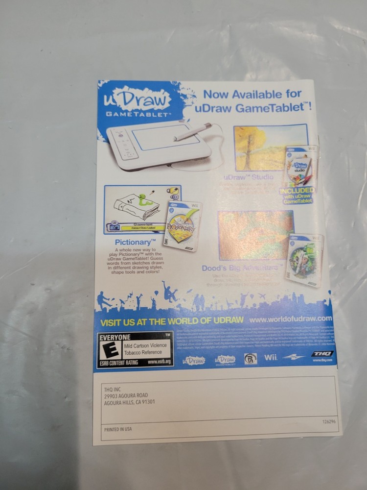 Pictionary | Wii | Manual Only