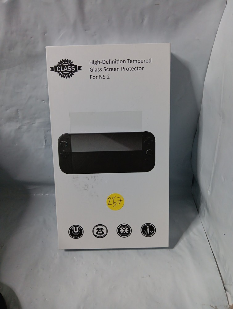 Class high-definition tempered glass screen protector for the Nintendo Switch 2