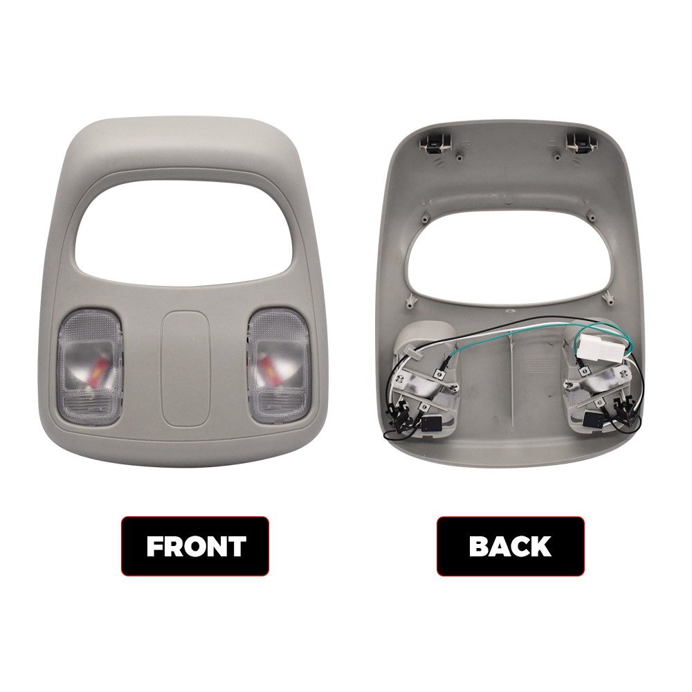 Overhead Console Interior Map Light Housing for 2002-10 Ram 1500 2500 3500 4500
