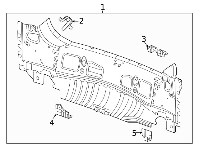 Genuine GM Side Bracket 42784164