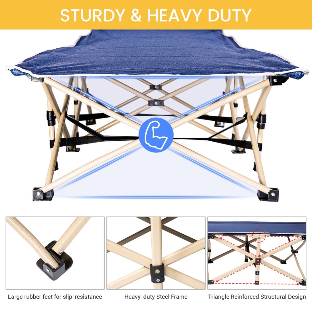 Portable Folding Bed Suitable Camping Cot, Folding Bed Camping Cot