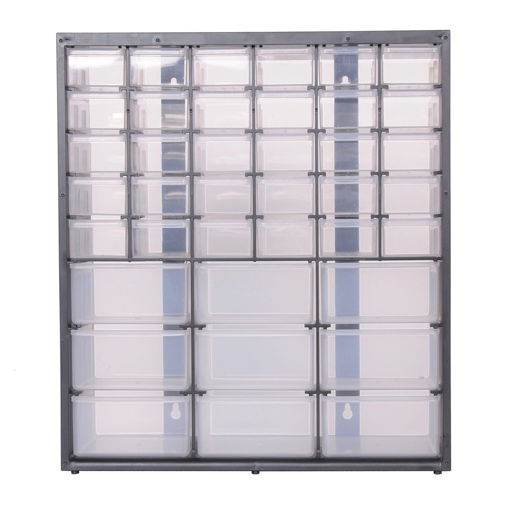 Stanley STST40739 39 Mixed Drawer Bin System Plastic Organizer Wall Mount