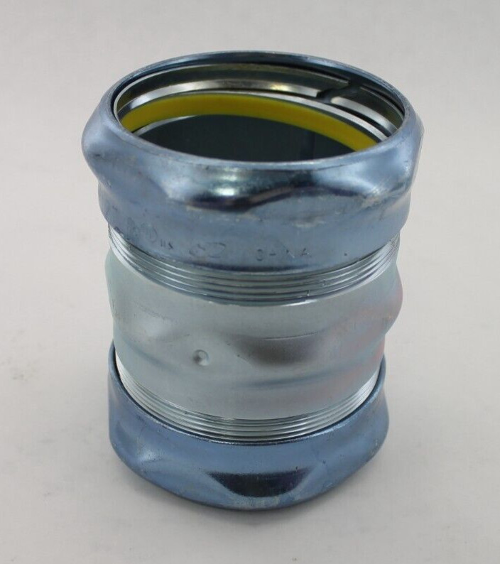 Arlington 3" Blue Compression Conduit Coupling
