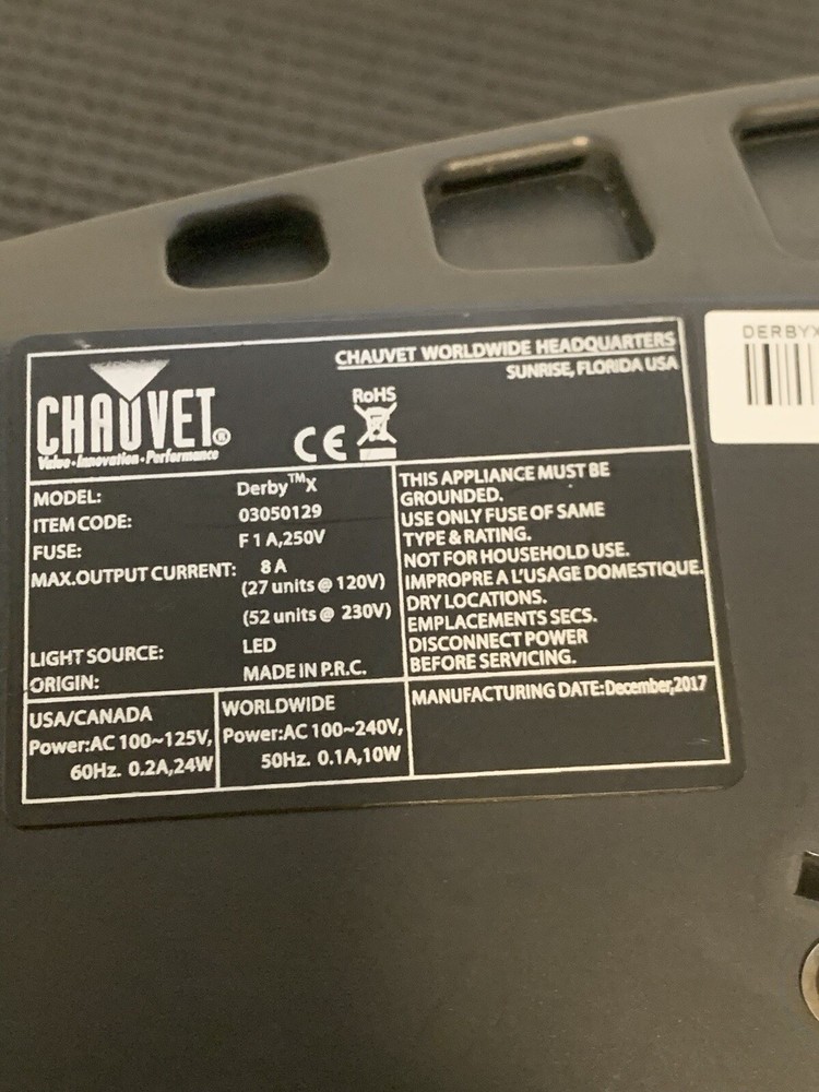 CHAUVET DJ Derby Multi-Colored LED (DJ Lighting)