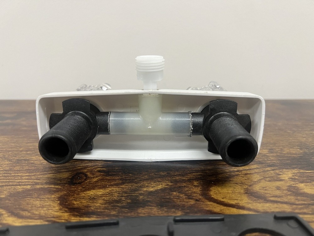 Phoenix Two Handle RV Shower Valve, White Finish